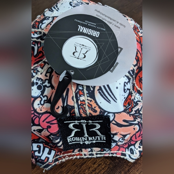 Charlotte Robin Ruth Hat Adjustable Snapback, Graffiti Embroidered Cap, NWT - Picture 7 of 7